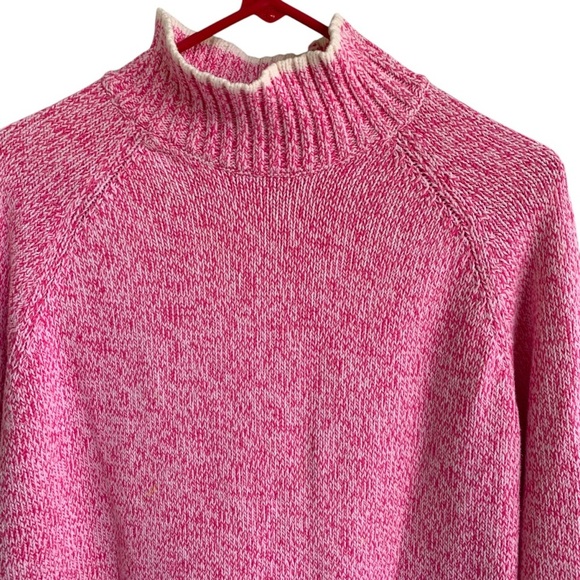 Vintage Izod Pink Cowl Neck Sweater Women’s Size Large - Picture 2 of 7